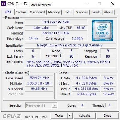 Core i5-7500