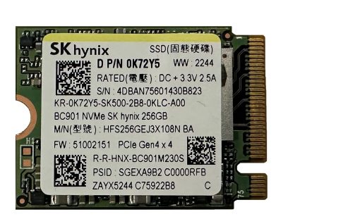 خرید SSD استوک SK hynix BC901 256GB NVMe M.2 PCIe 4.0 - تصویر 3