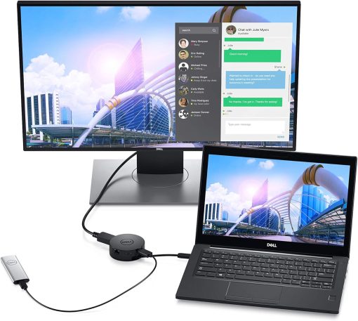 مبدل USB‑C همه‌کاره Dell DA300U - تصویر 3