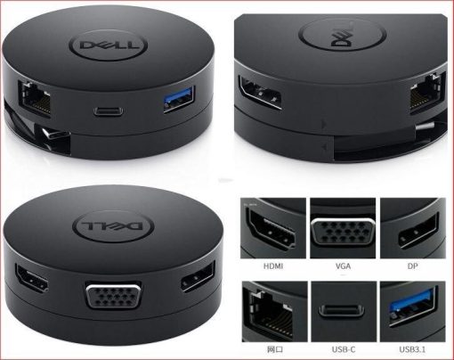 مبدل USB‑C همه‌کاره Dell DA300U - تصویر 2