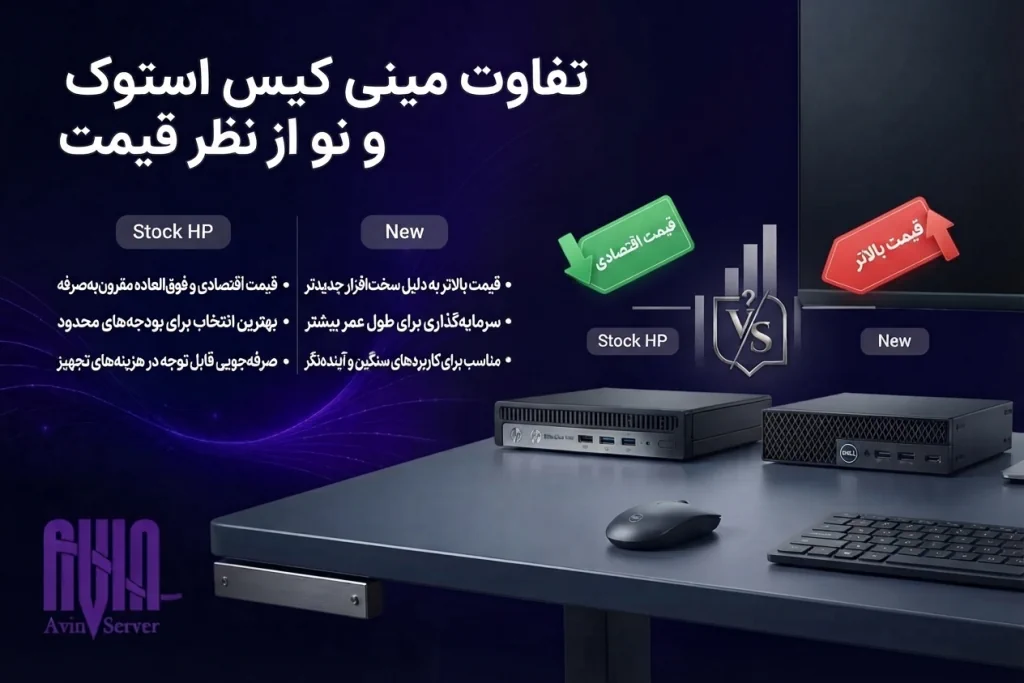 تفاوت مینی کیس استوک و نو از نظر قیمت